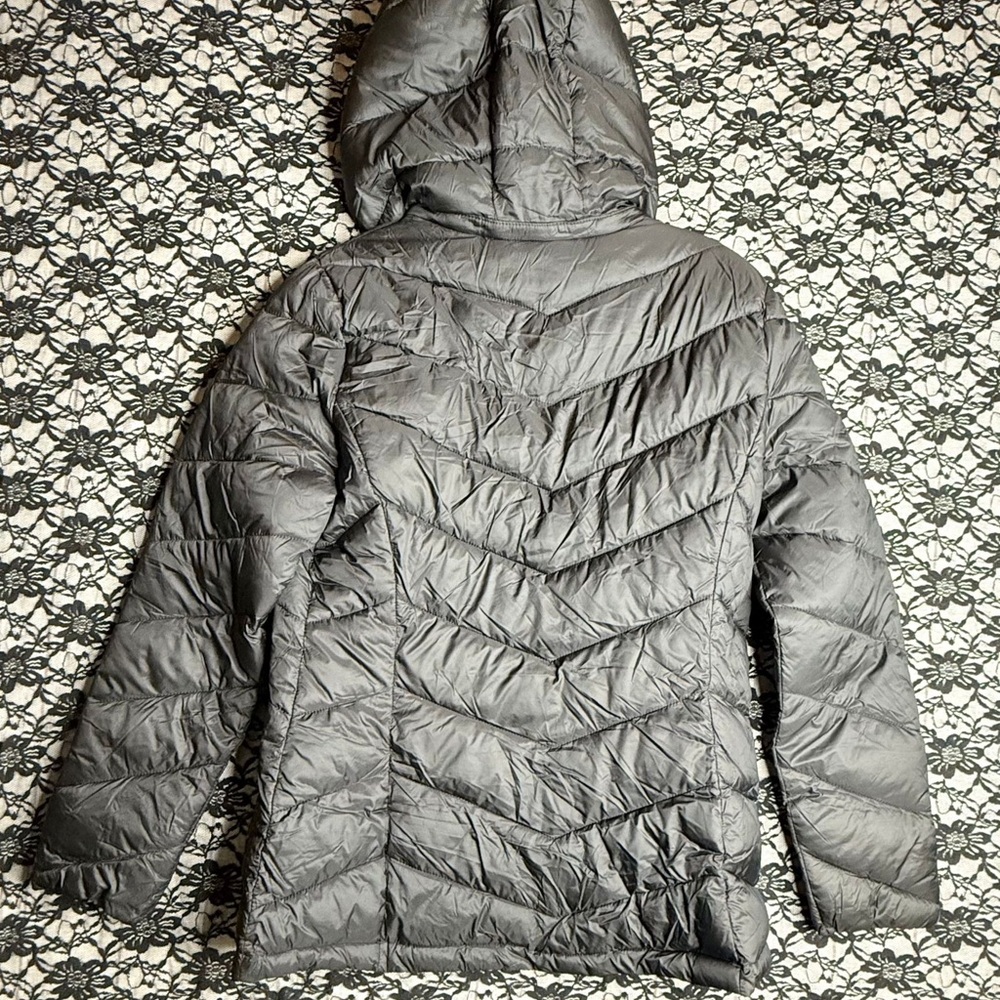 Charter Club Women's Charcoal Puffer Jacket - Picture 2 of 5